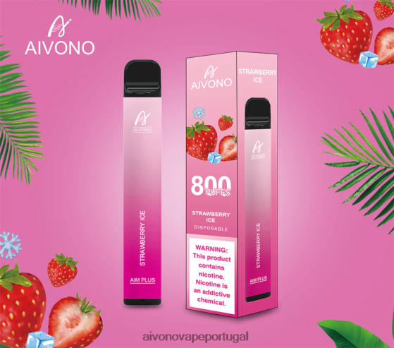 gelo de morango Aivono AIM PLUS 800 280DJX193 | Aivono Vape
